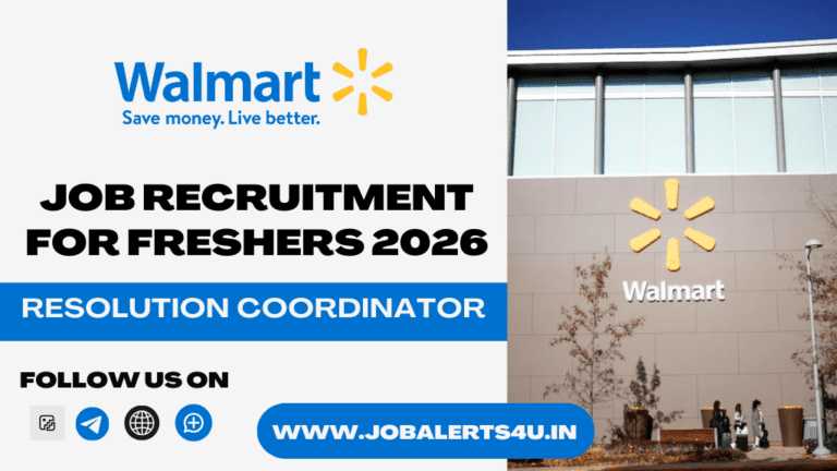 Walmart Resolution Coordinator Hiring 2026