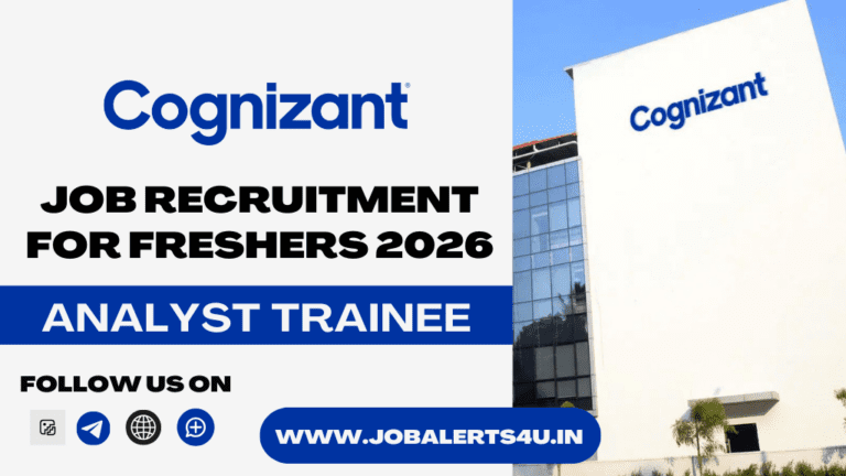 Cognizant Analyst Trainee Fresher Hiring 2026