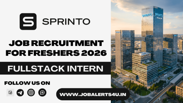 Sprinto Fullstack Intern Hiring 2026