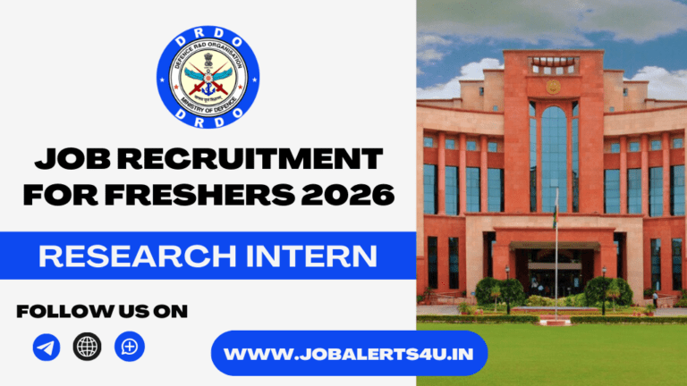 DRDO Internship 2026 Hiring