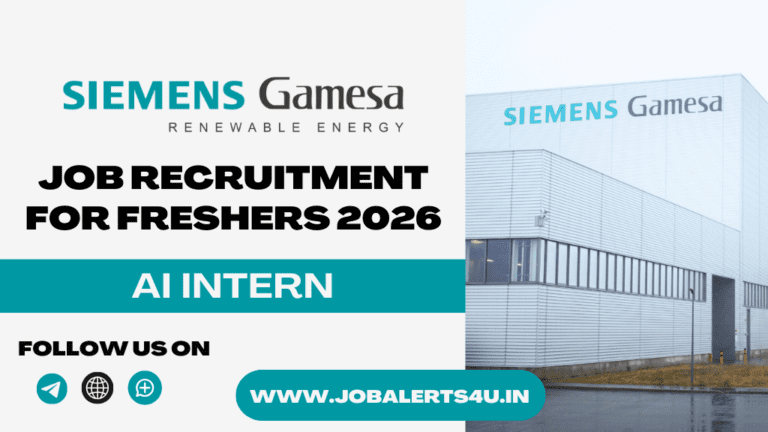Siemens Gamesa AI Intern Hiring 2026