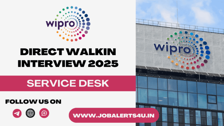 Wipro Service Desk Walk-In Drive 2026