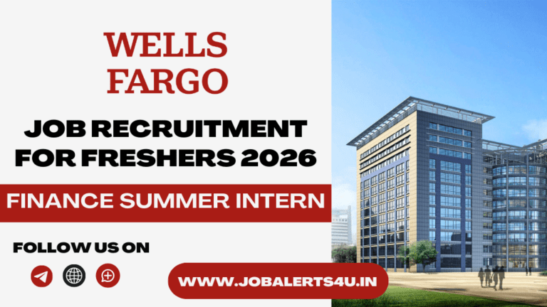 Wells Fargo Summer Internship Hiring 2026