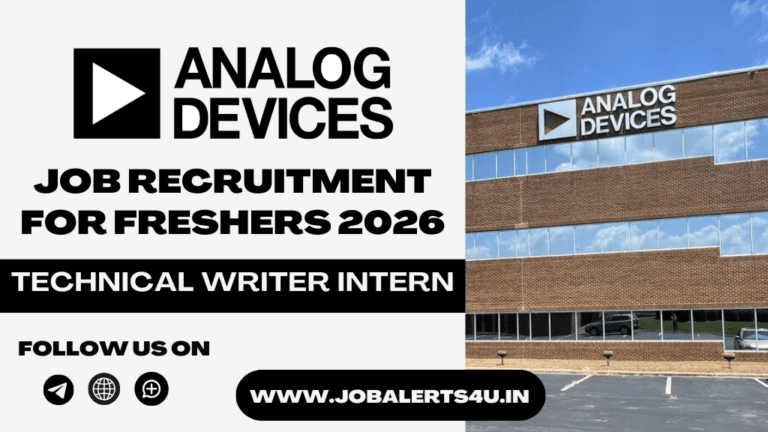 Analog Devices Technical Writer Intern FY 26