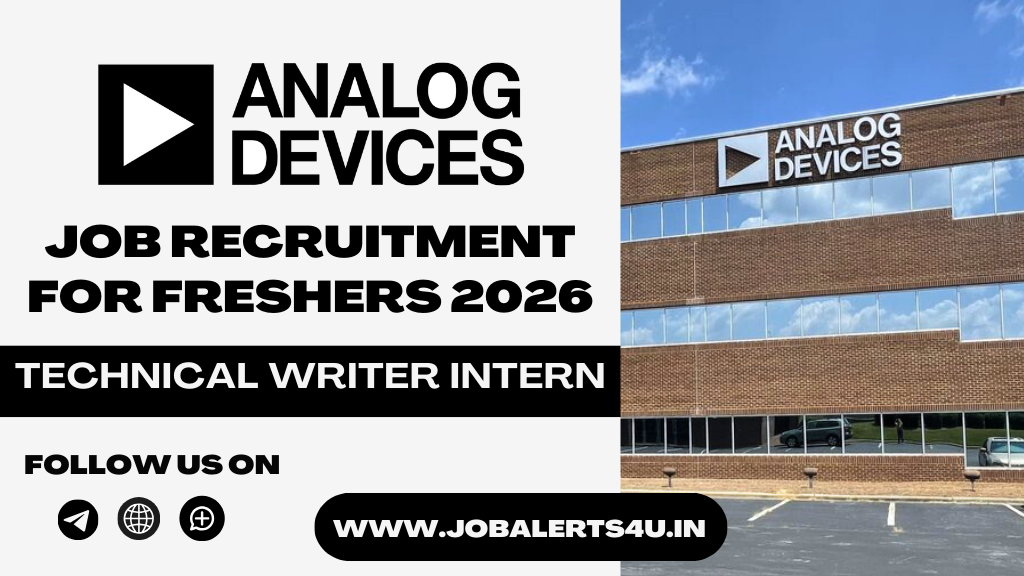 Analog Devices Technical Writer Intern FY 26