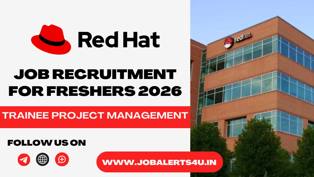 Red Hat Trainee Project Management Hiring 2026