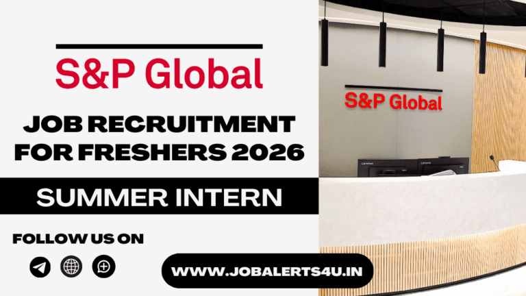 S&P Global Summer Internship 2026