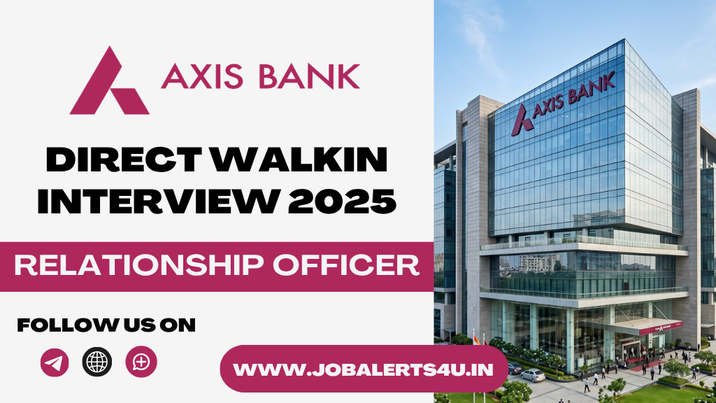 Axis Bank Walk-in Fresher Hiring 2026