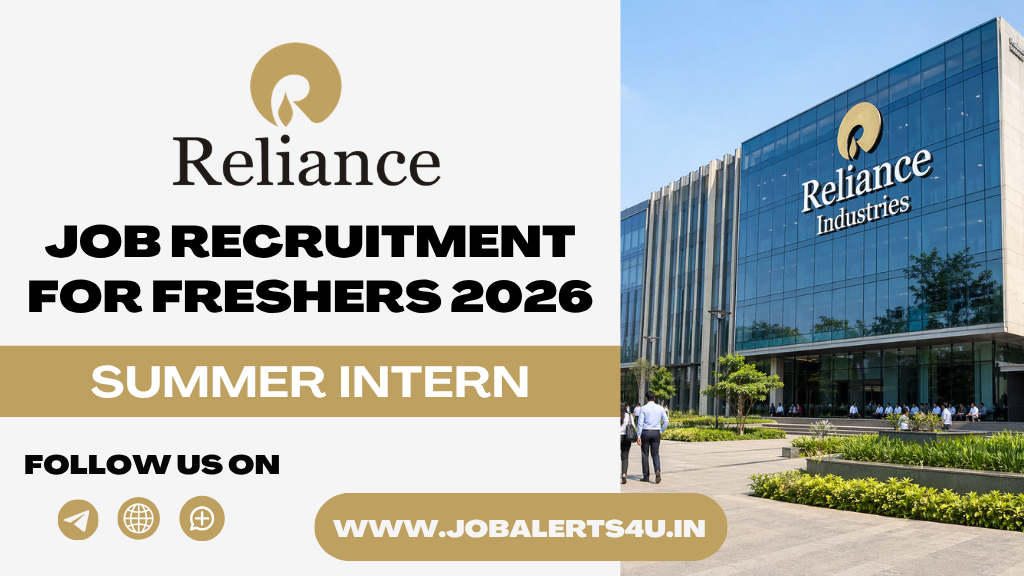 Reliance Summer Intern Hiring 2026