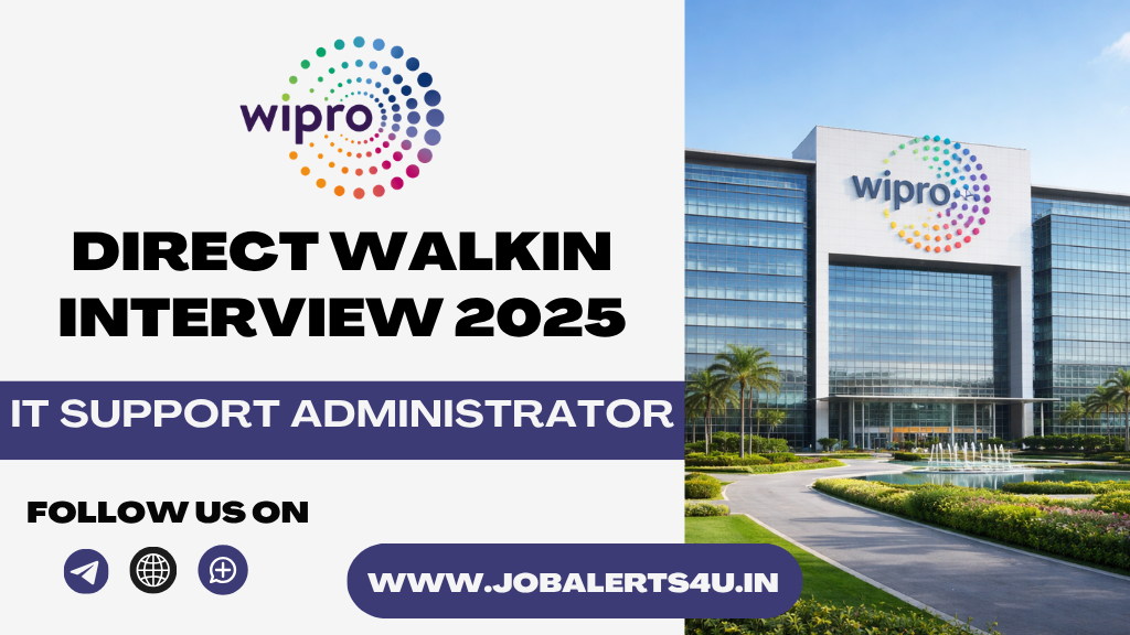 Wipro Walk-in IT Support Hiring 2026