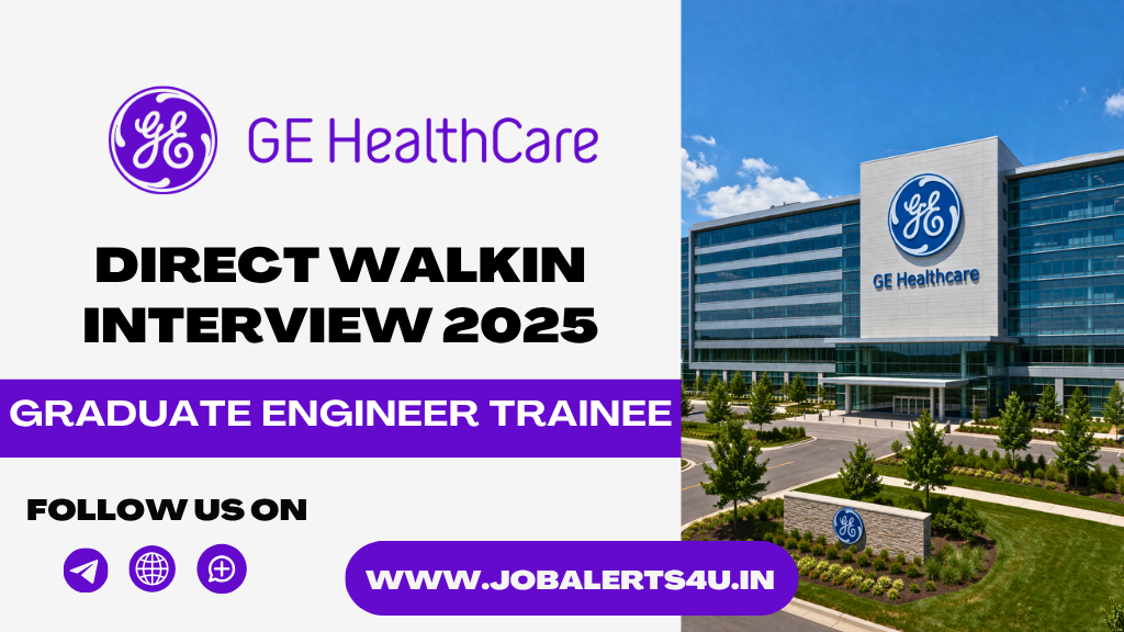 GE Healthcare Walk-in Hiring 2026