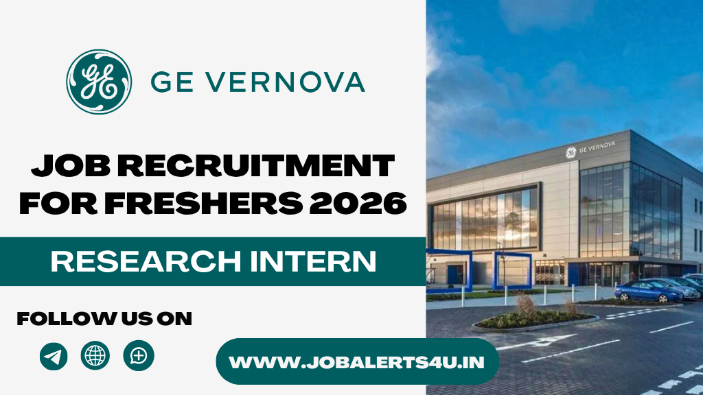 GE Vernova Research Intern Hiring 2026