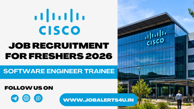 Cisco Software Engineer Trainee Hiring 2026
