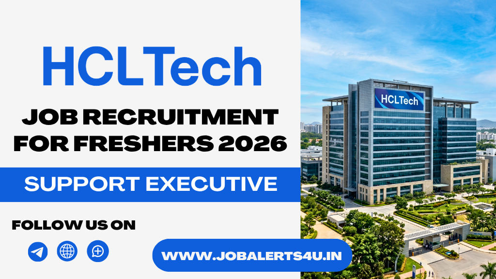 HCLTech Support Executive Hiring 2026