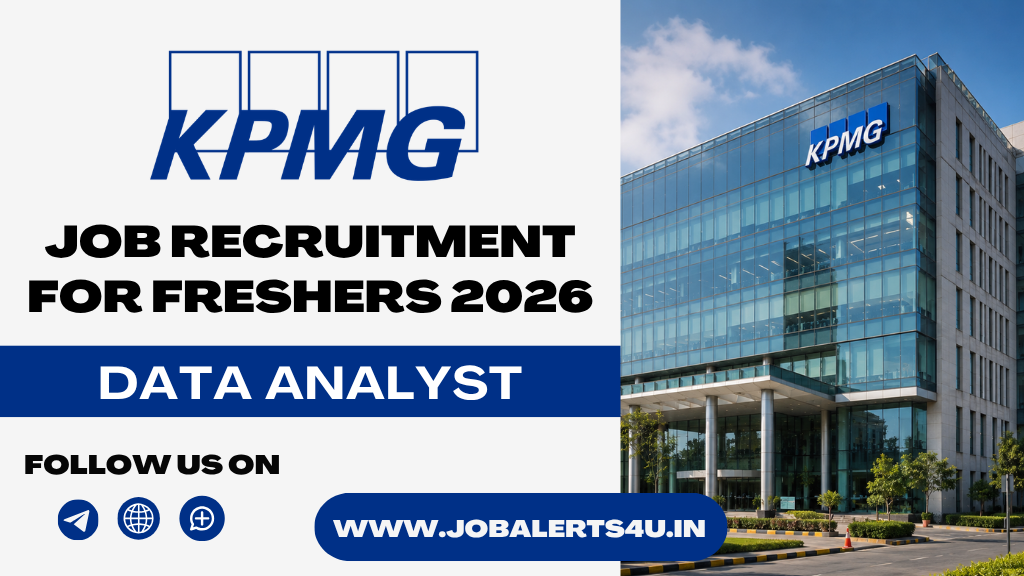 KPMG Data Analyst Fresher Hiring 2026