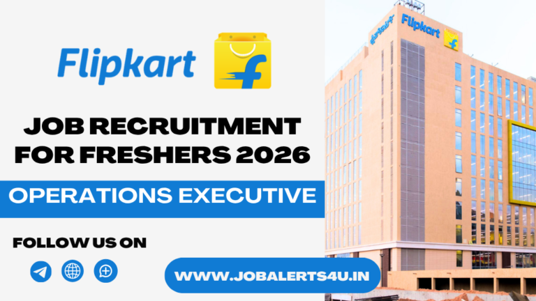 Flipkart Operations Executive Hiring 2026