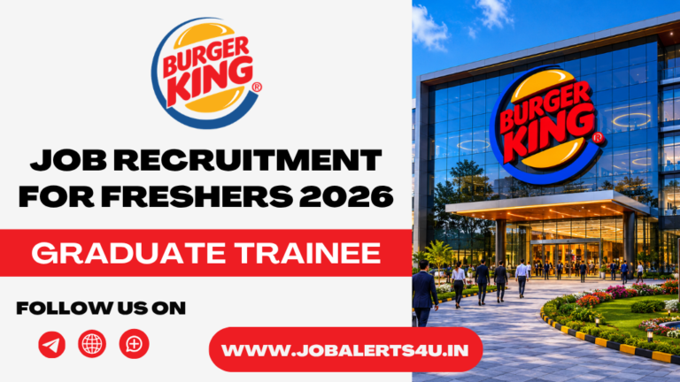 Burger King Graduate Trainee Hiring 2026