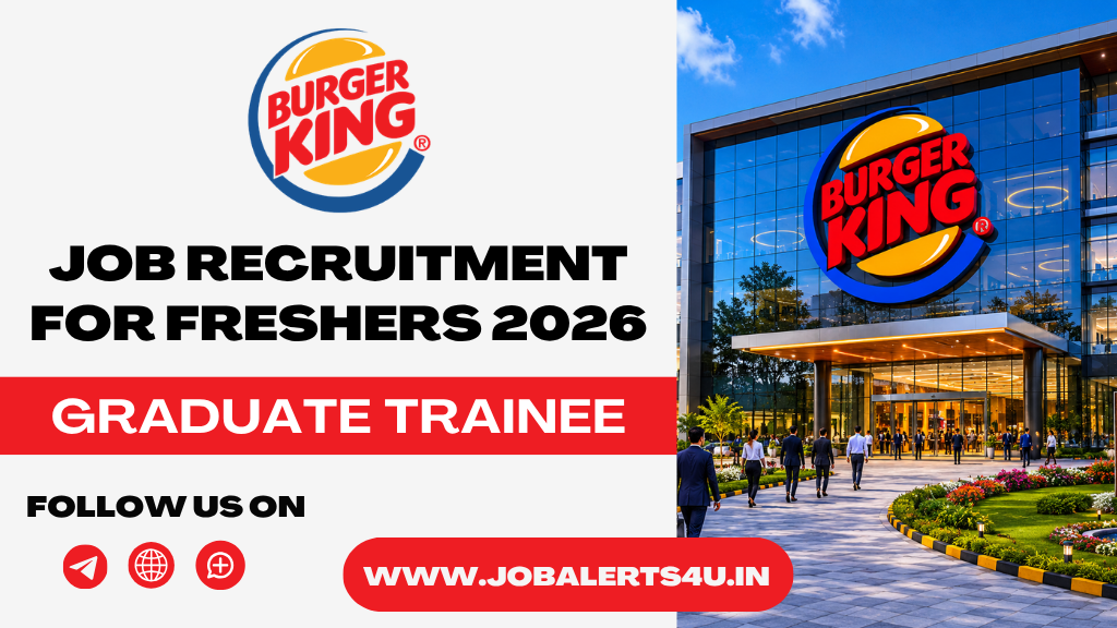 Burger King Graduate Trainee Hiring 2026