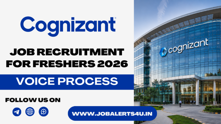 Cognizant Voice Process Hiring 2026