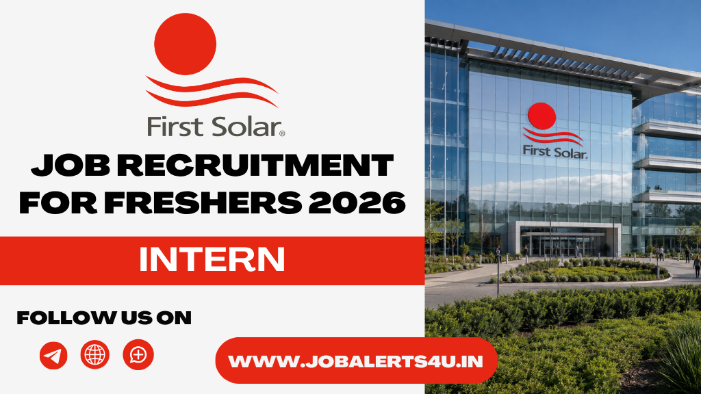 First Solar Intern Hiring 2026