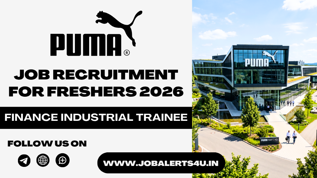 PUMA Finance Industrial Trainee Hiring 2026